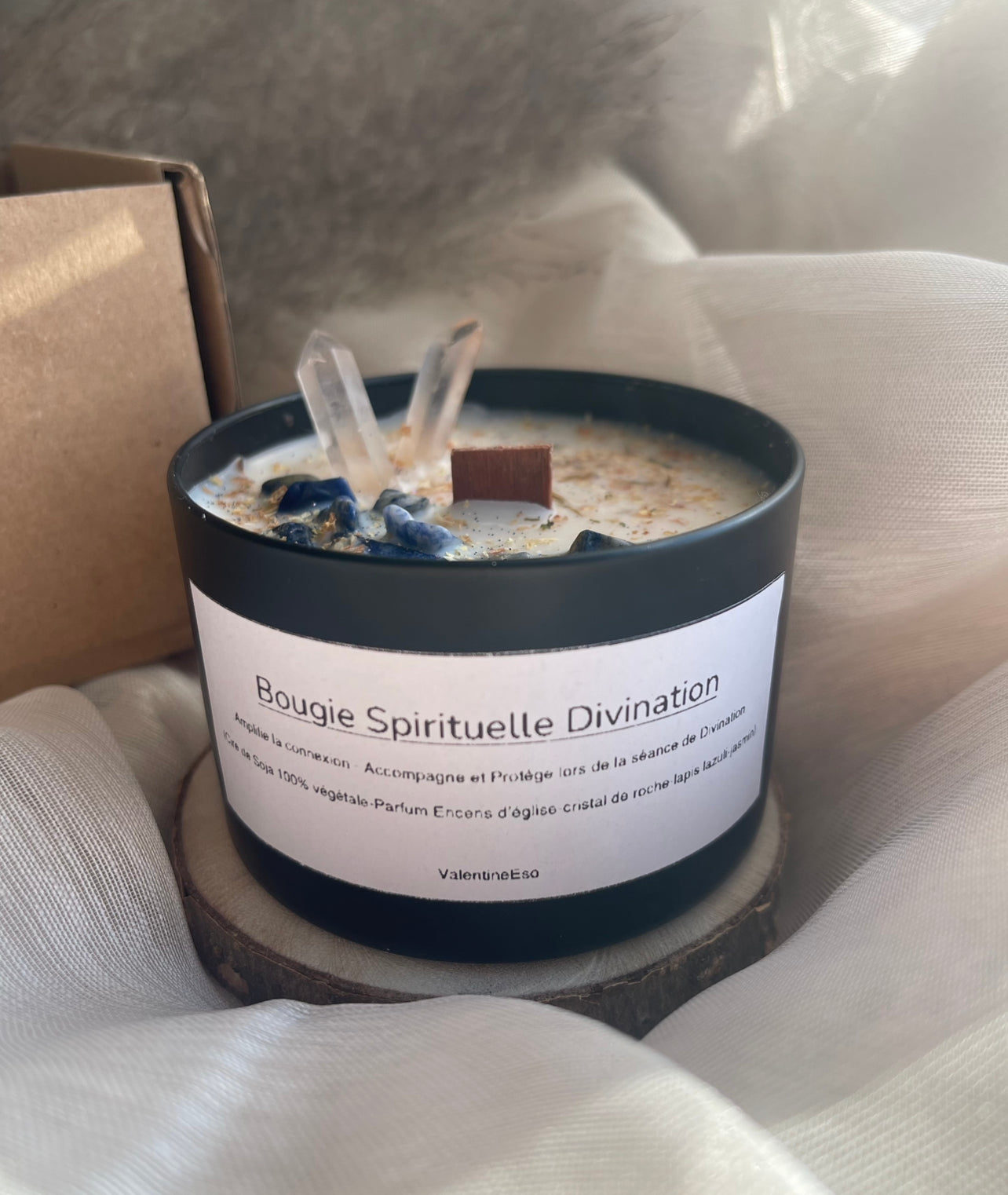 Bougie Divination | Invite la Connexion Spirituelle - Facilite la perception des messages | + Exercices fournis avec