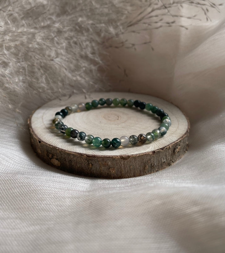 Bracelet Agate mousse | Harmonie - Estime de soi retrouver