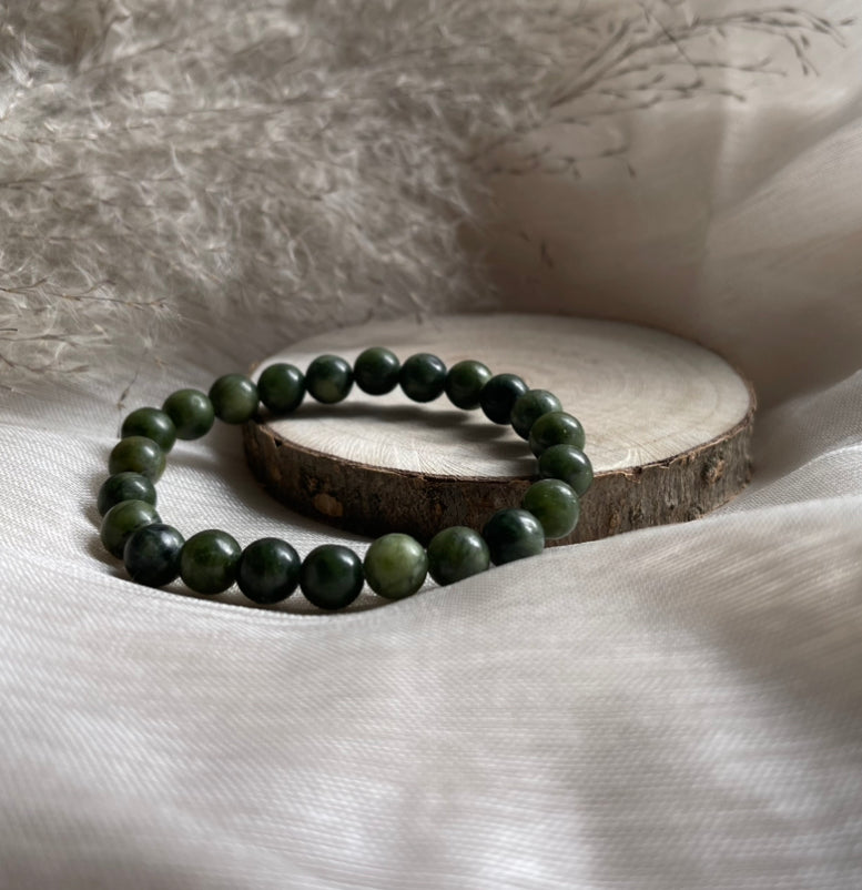 Bracelet Jaspe Vert | Équilibre - Vitalité - Protection