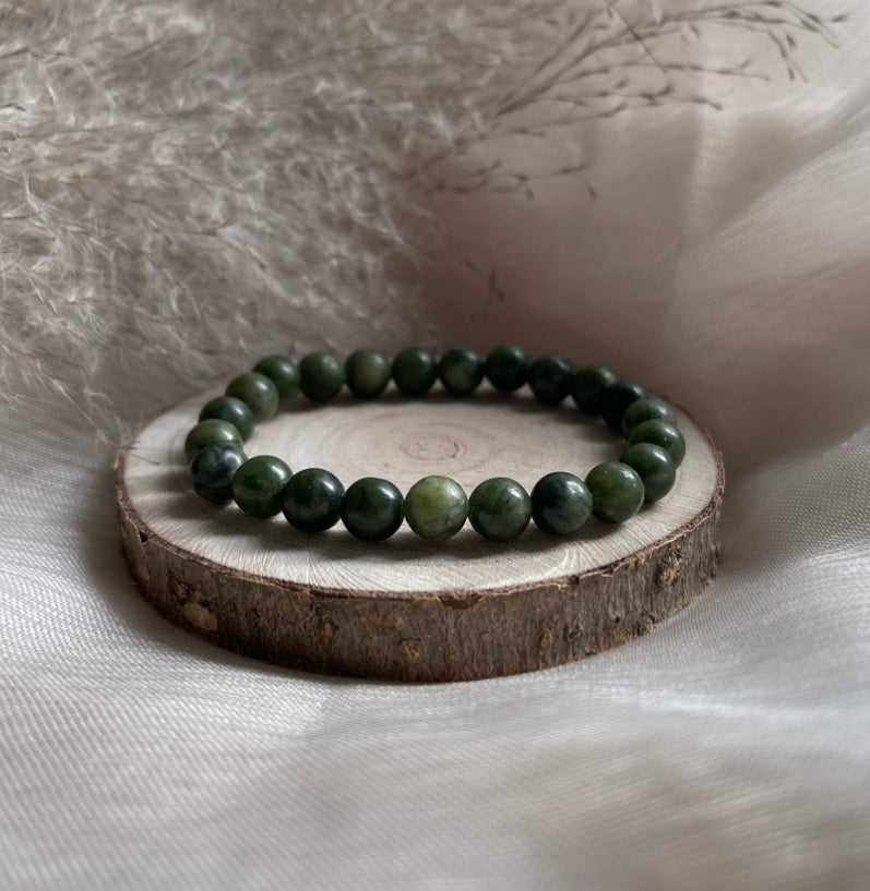 Bracelet Jaspe Vert | Équilibre - Vitalité - Protection