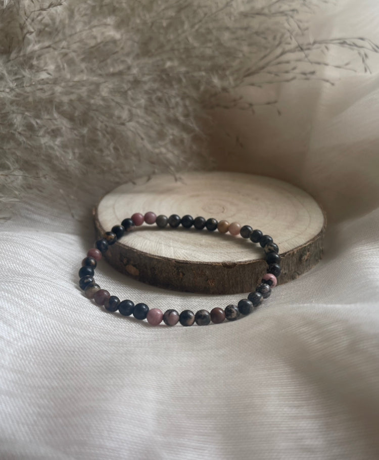 Bracelet Pierre Rhodonite | Amour-Équilibre-Guérison