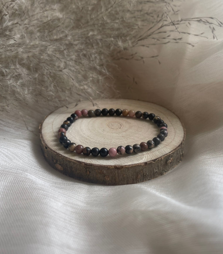 Bracelet Pierre Rhodonite | Amour-Équilibre-Guérison