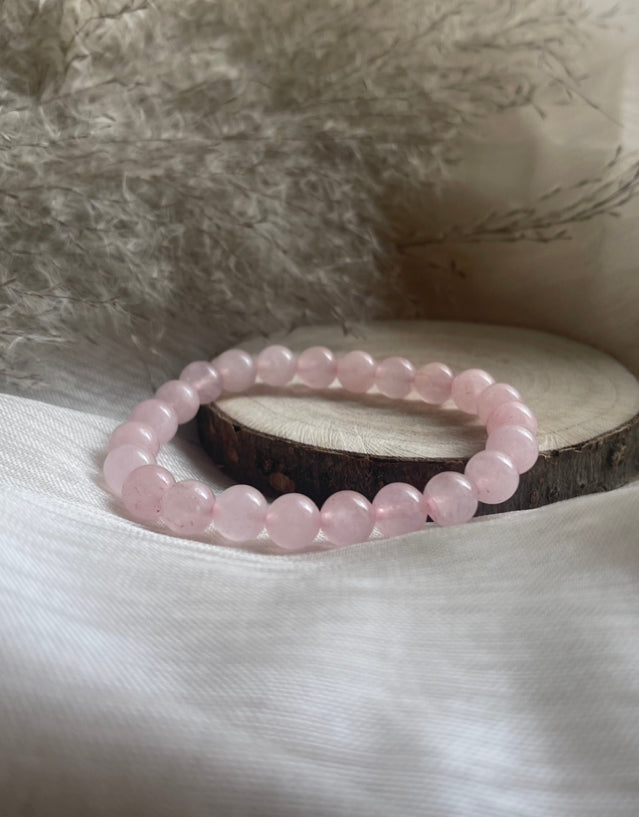 Bracelet Quartz Rose | Amour-Paix-Douceur-Confiance en soi