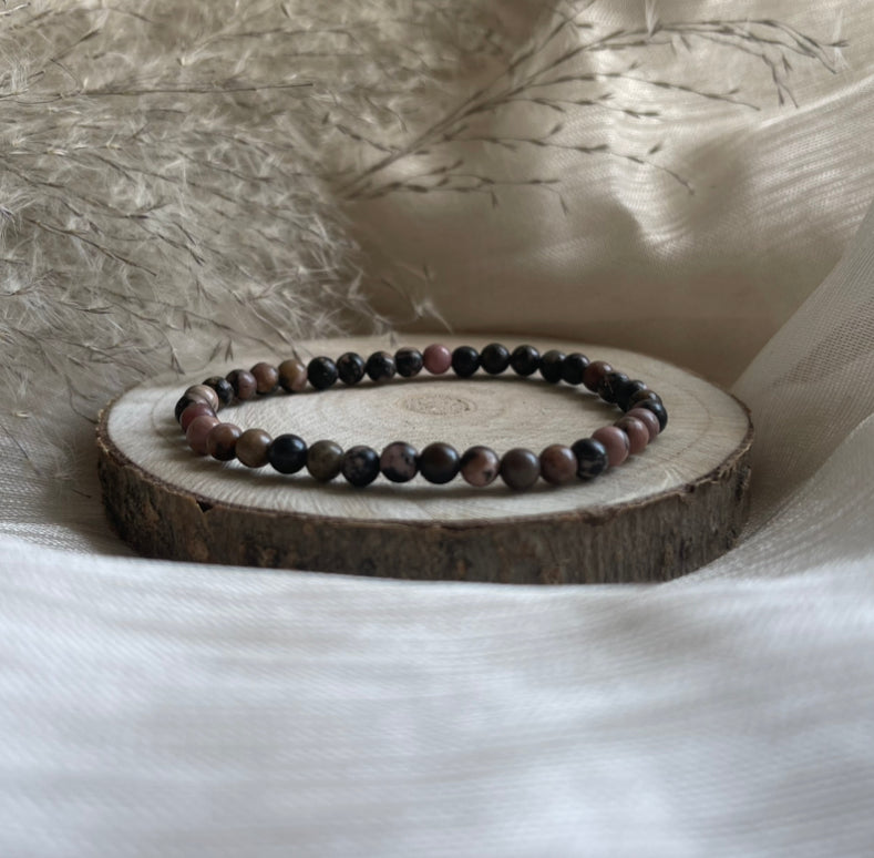 Bracelet Pierre Rhodonite | Amour-Équilibre-Guérison
