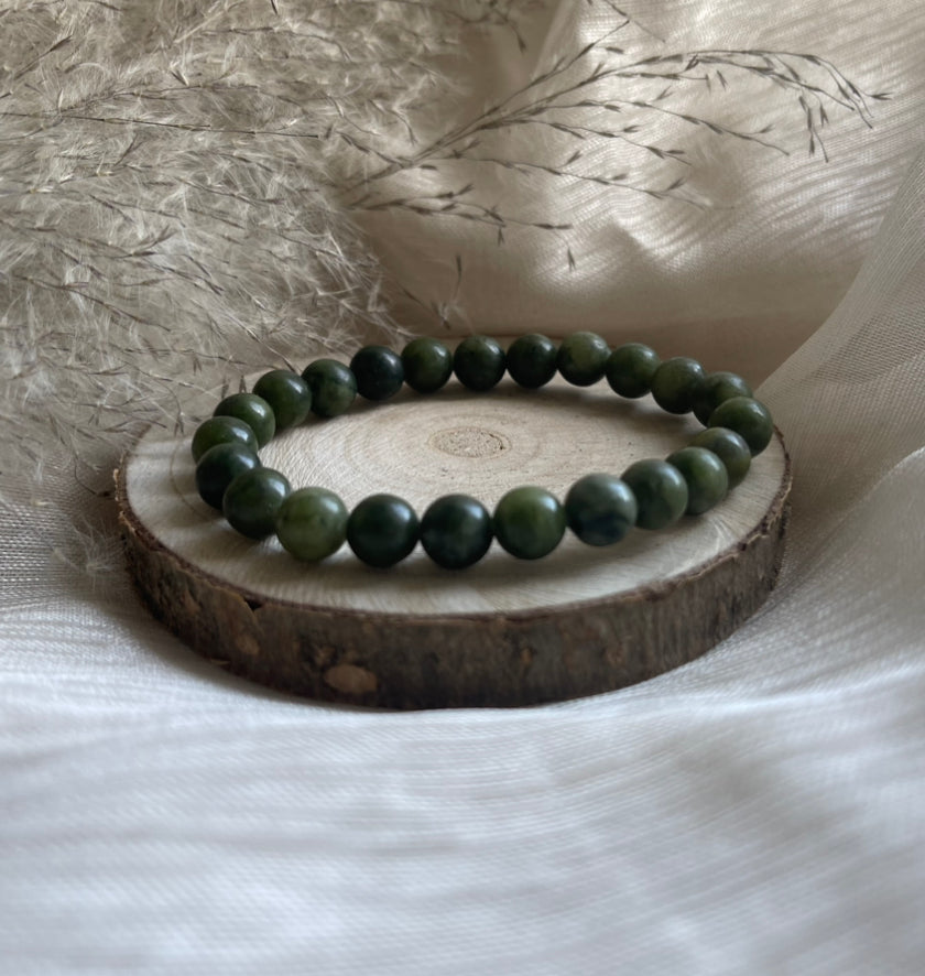 Bracelet Jaspe Vert | Équilibre - Vitalité - Protection