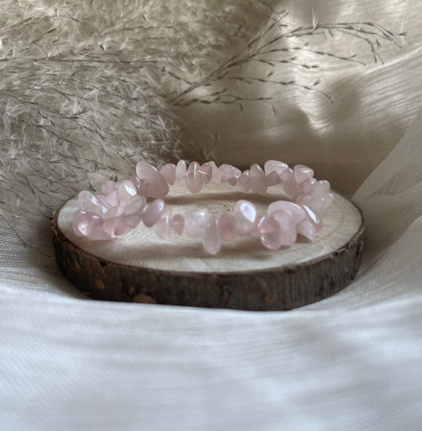 Bracelet Quartz Rose | Amour-Paix-Douceur-Confiance en soi
