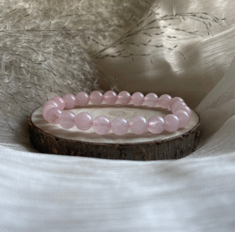 Bracelet Quartz Rose | Amour-Paix-Douceur-Confiance en soi