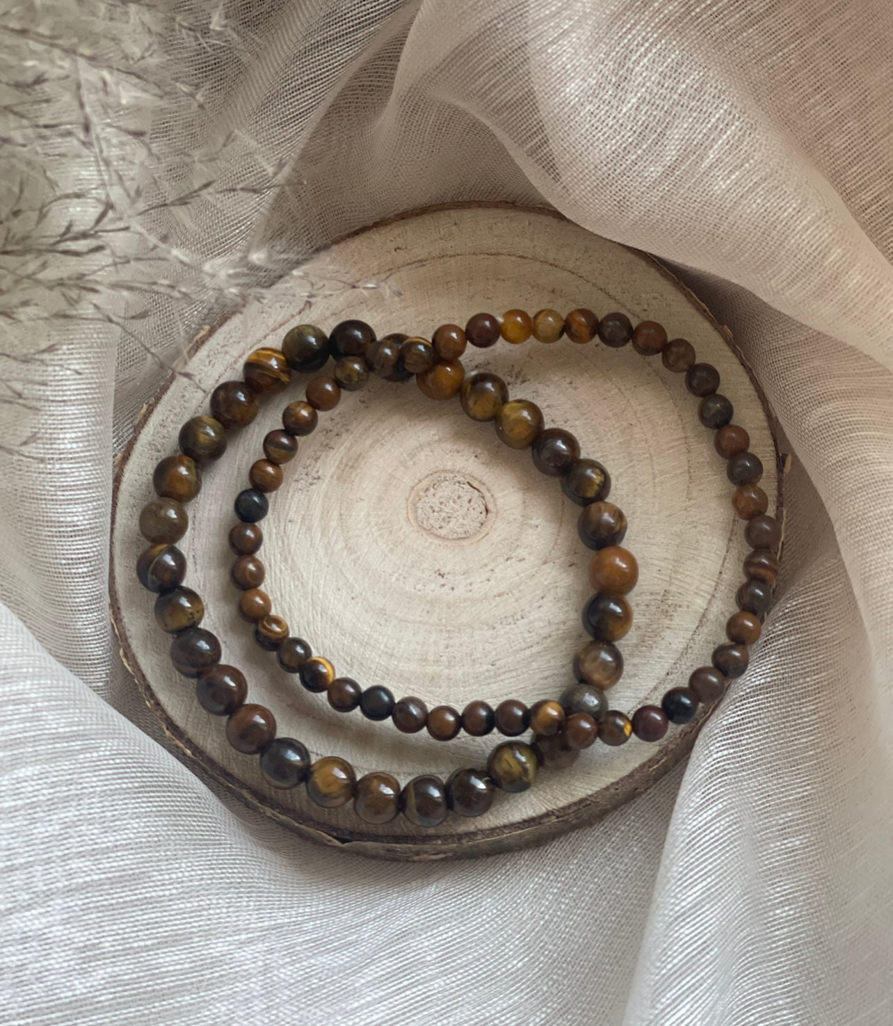 Bracelet Pierre Oeil de Tigre | Protection et Confiance