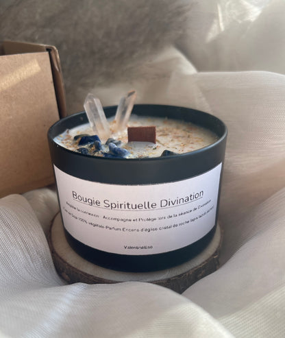 Bougie Divination | Invite la Connexion Spirituelle - Facilite la perception des messages | + Exercices fournis avec