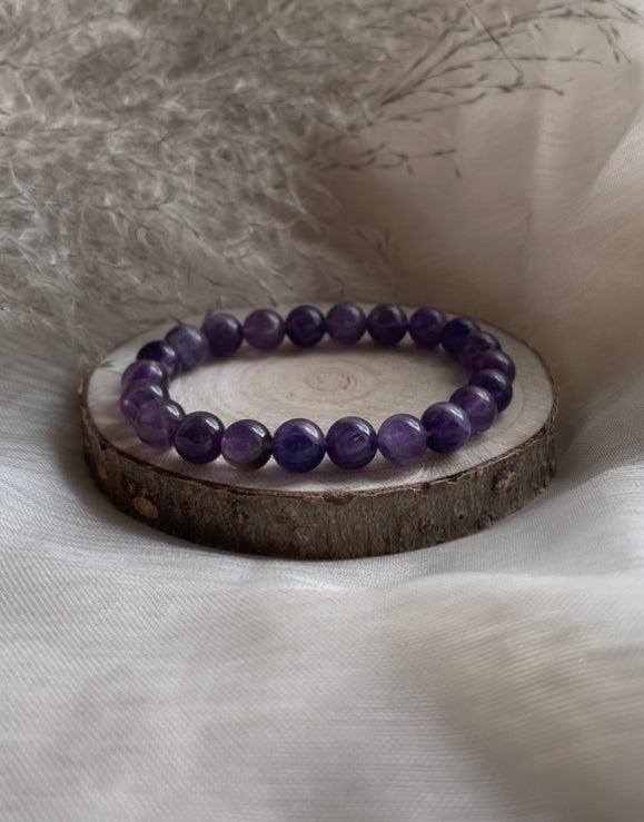 Bracelet Améthyste | Calme-Équilibre-Sérènité-Élévation Spirituelle