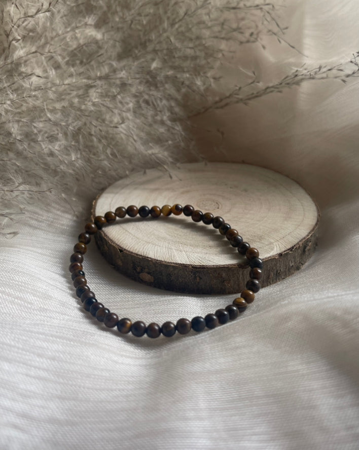 Bracelet Pierre Oeil de Tigre | Protection et Confiance