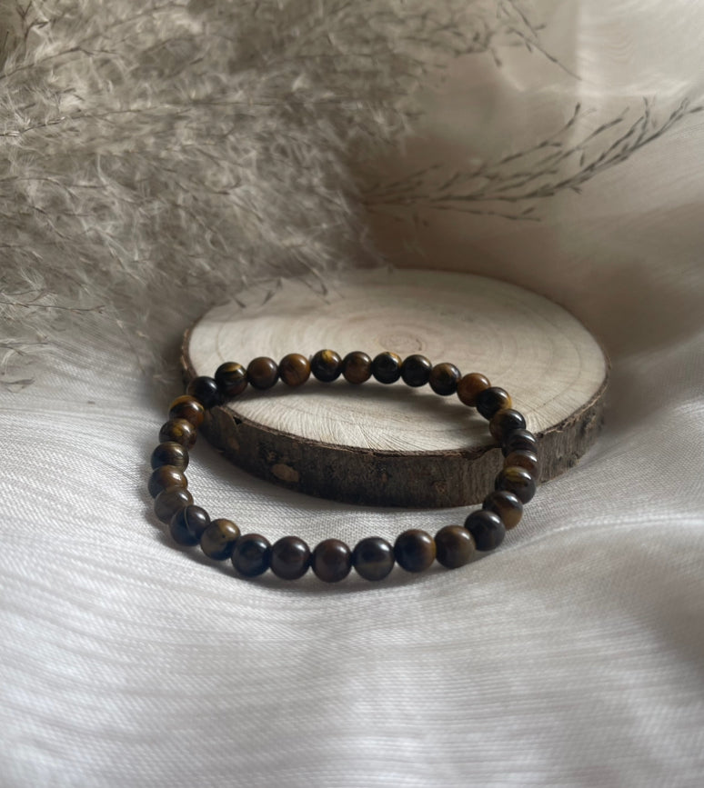 Bracelet Pierre Oeil de Tigre | Protection et Confiance
