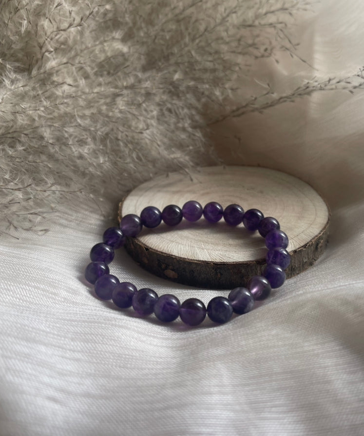 Bracelet Améthyste | Calme-Équilibre-Sérènité-Élévation Spirituelle
