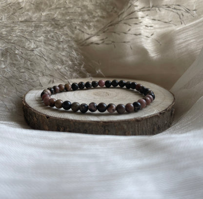 Bracelet Pierre Rhodonite | Amour-Équilibre-Guérison
