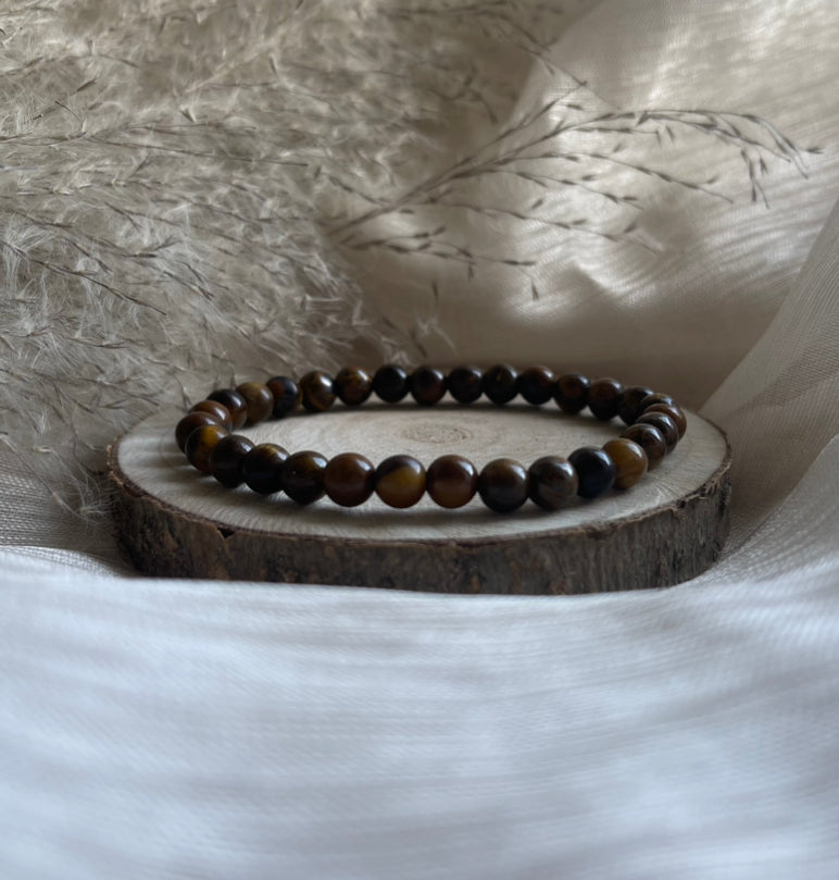 Bracelet Pierre Oeil de Tigre | Protection et Confiance