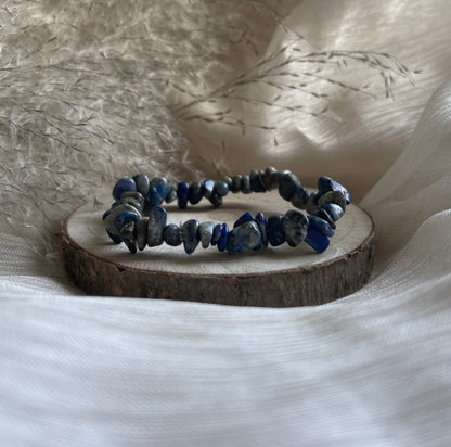 Bracelet Sodalite | Clarté - Expression - Intuition - Equilibre émotionnel